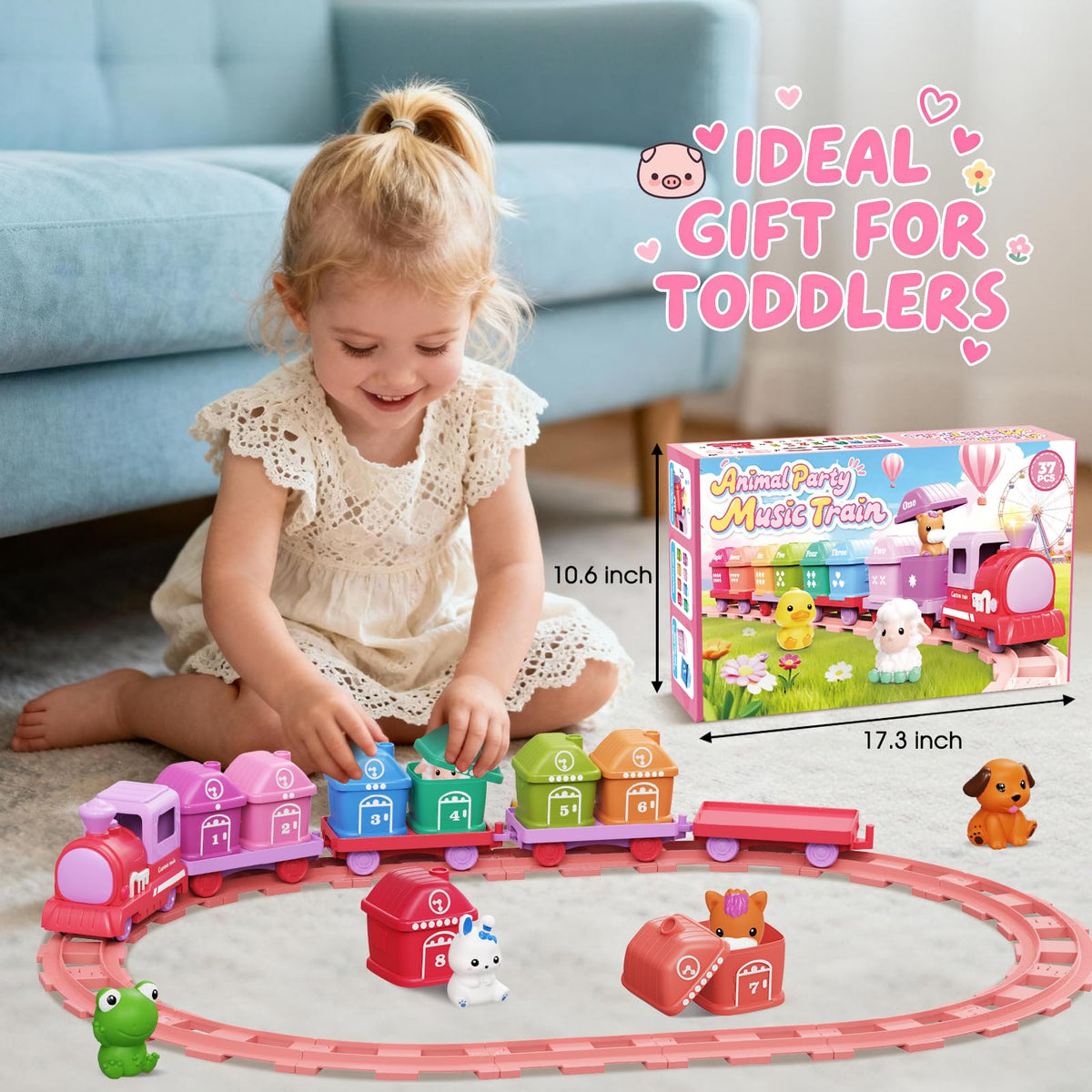 Gift-ready Meytccve train set packaging suitable for birthdays and holidays.