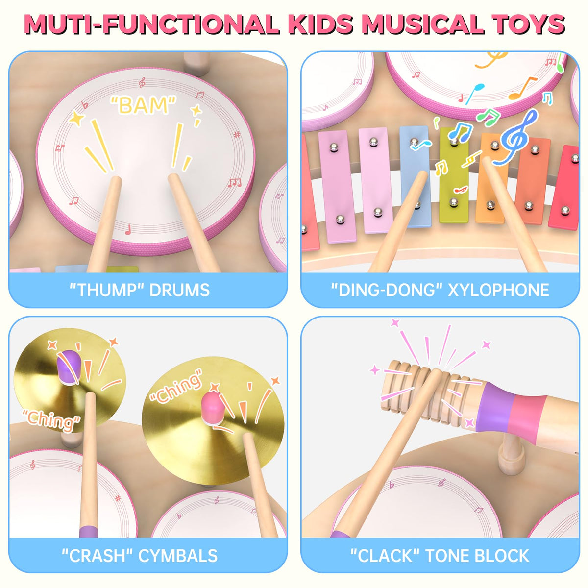 Meytccve xylophone included for rhythmic exploration