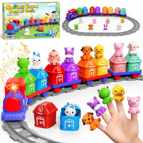 Meytccve Train Set engine view for immersive toddler play