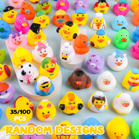 MEZHOBBY ducks for car decor and travel-friendly toys.