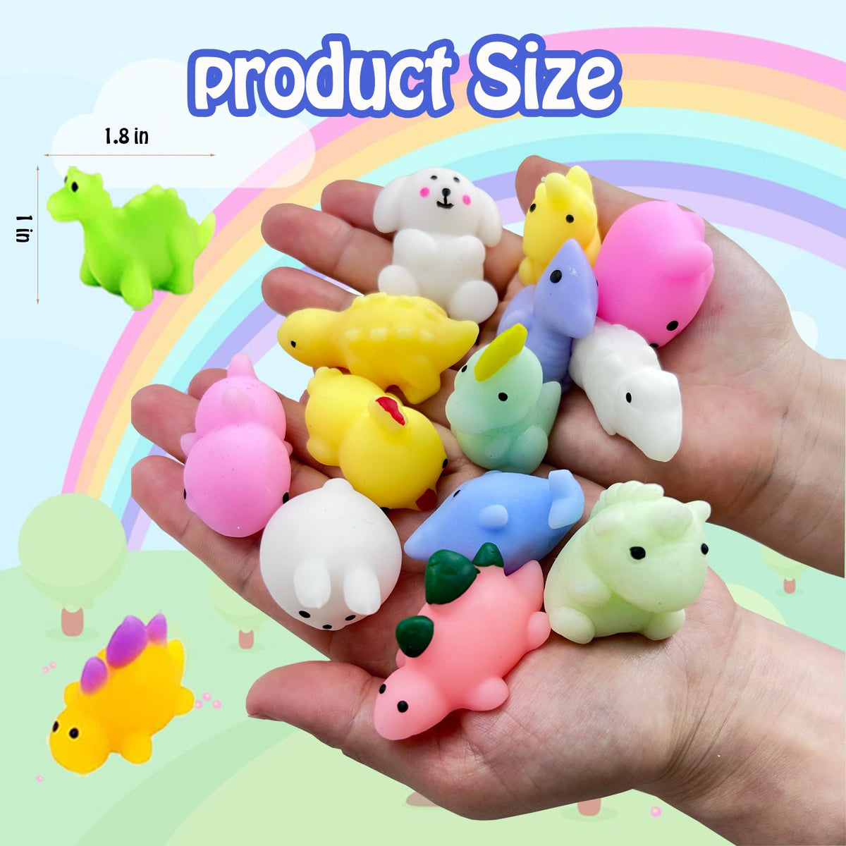 MEZHOBBY horses mochi squishies promote creative play and classroom rewards.