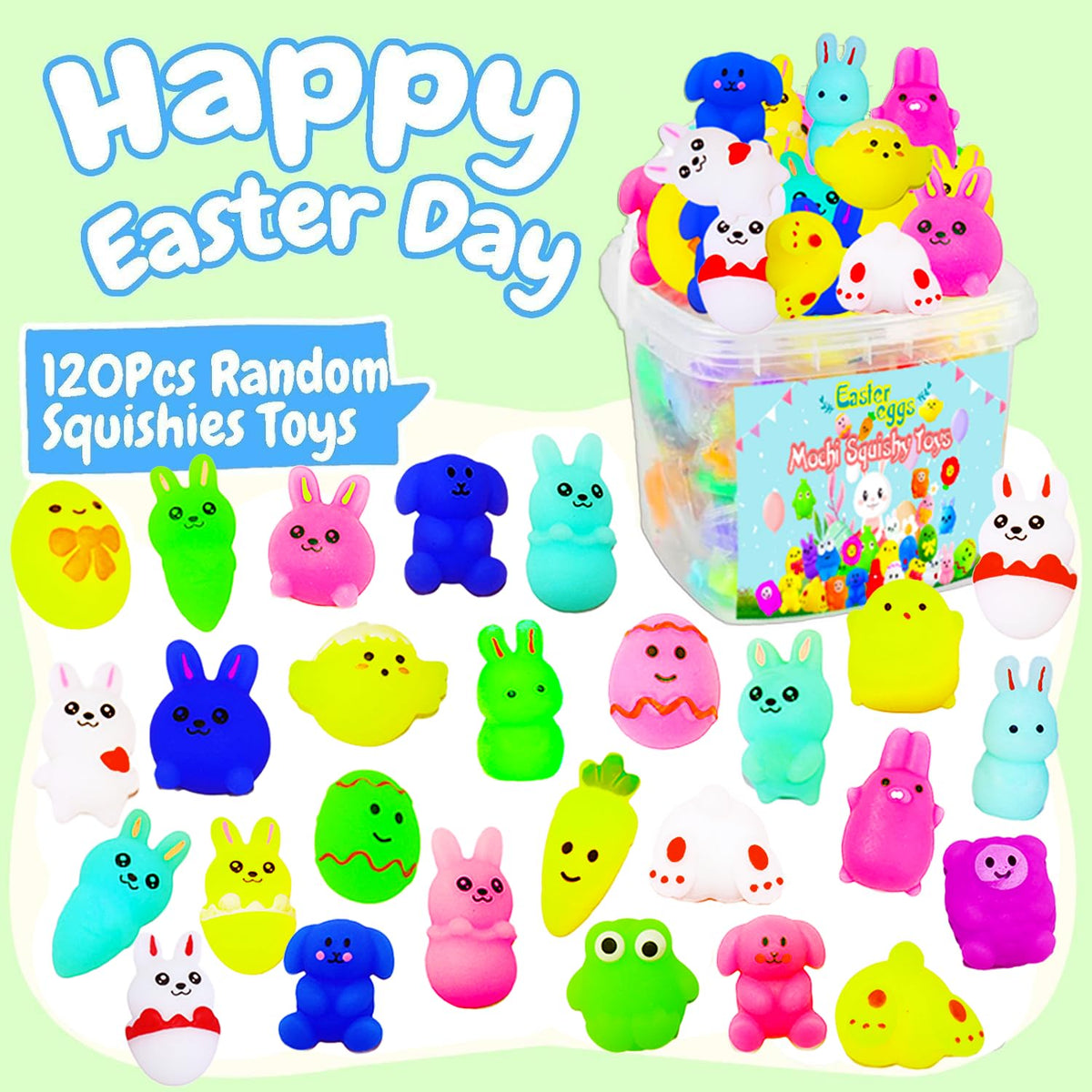 MEZHOBBY squishy toy lot in storage box ideal for party favors and classroom rewards.