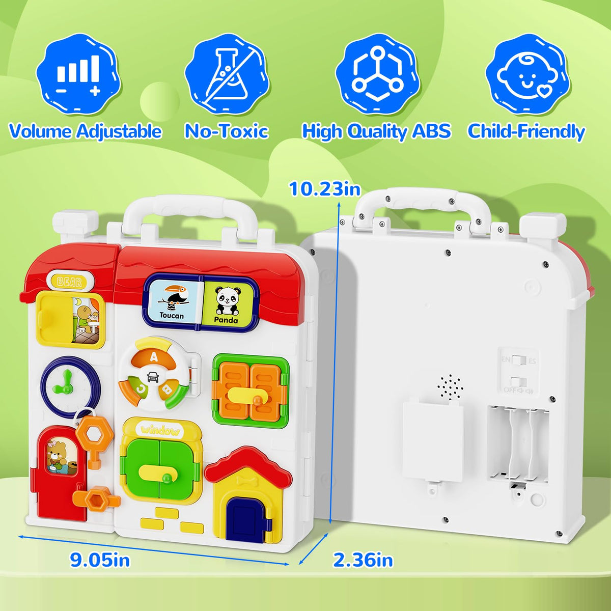MFEESYOB bilingual mode teaches basic English and Spanish through play.