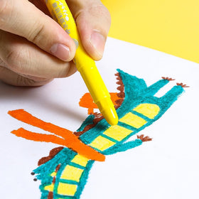 M&G 24-color tempera set open pack showing ready-to-use color options.