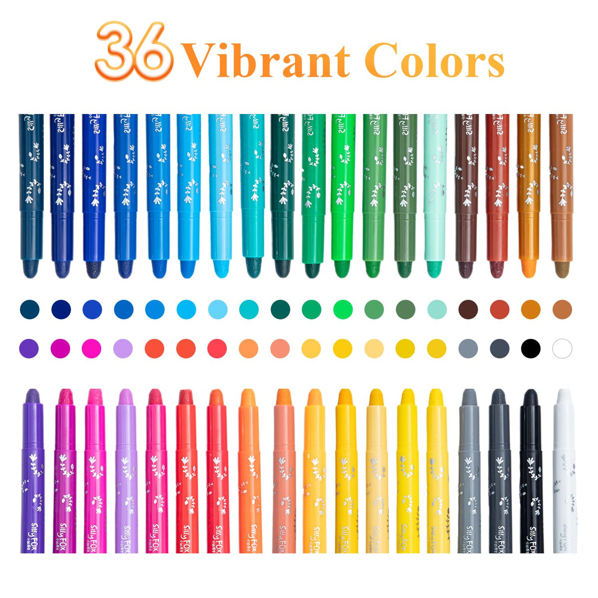 M G tempera paint sticks twist action design for precise, mess free coloring
