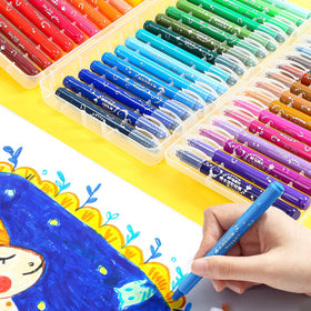 M&G Washable Tempera Paint Sticks 48 colors set for quick, vibrant artwork sessions.
