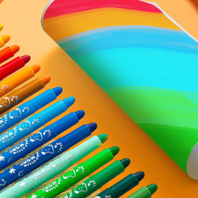 M&G sticks are safe and non-toxic for worry-free family art.