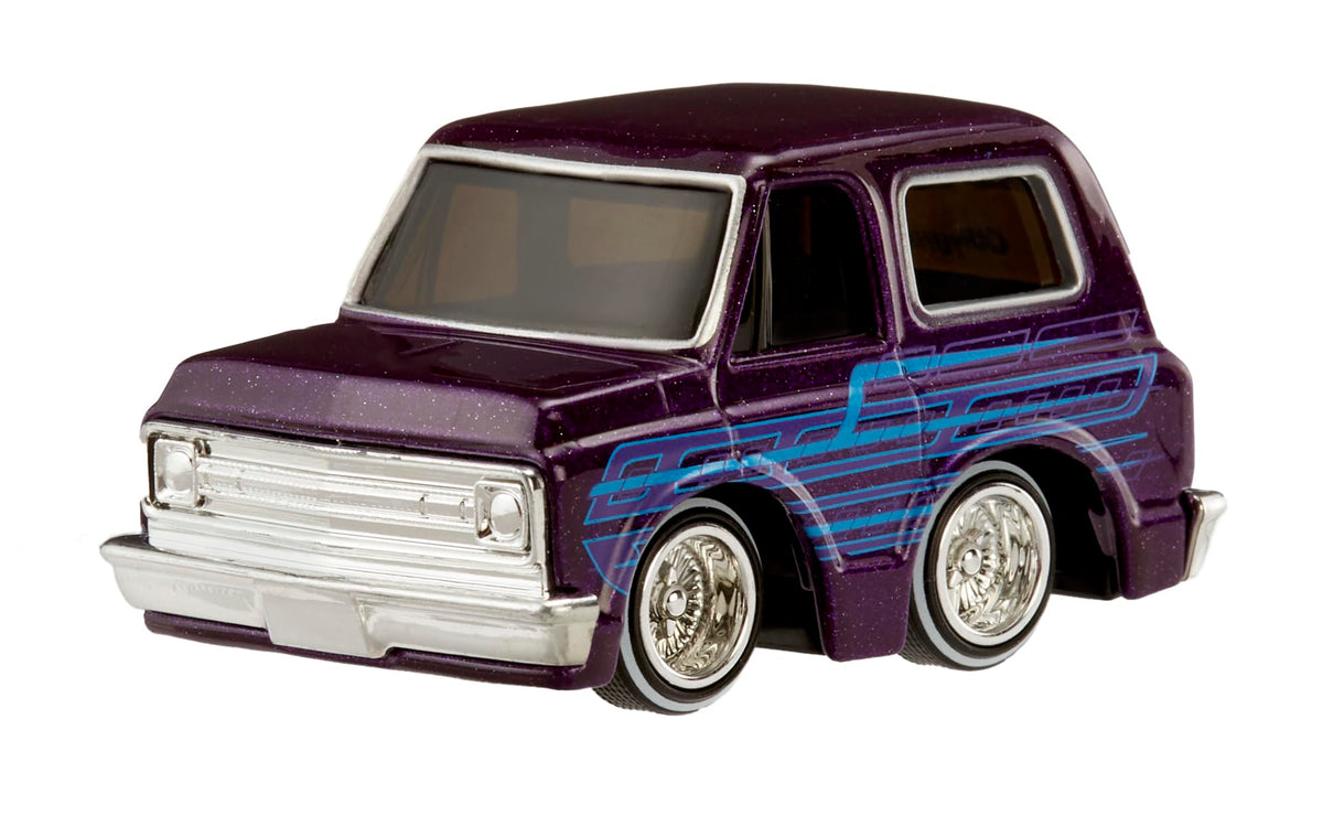 MGA CarTuned Series 3 1969 Chevy K5 Blazer Lowrider; sturdy metal body for display.