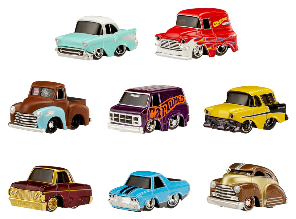 MGA Entertainment CarTuned Series 4 GMC Panel Van with chrome detail and rubber tires for display