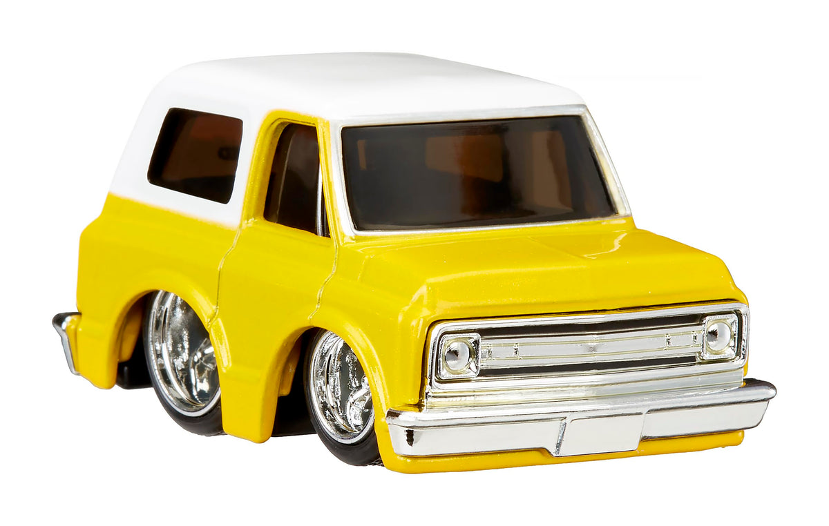 CarTuned 1956 Chevy Nomad in Kandy Pink delivers vibrant presence on shelves or track setups
