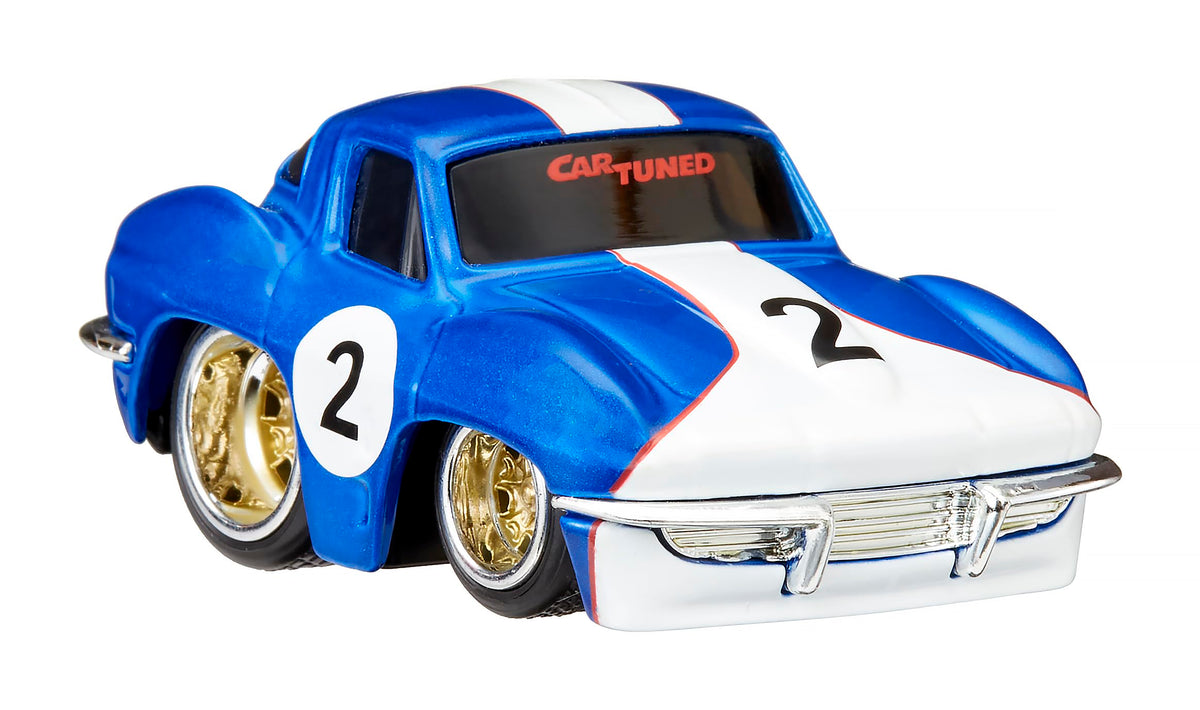 CarTuned 1963 Chevy Corvette Race model ideal for display cases and dioramas