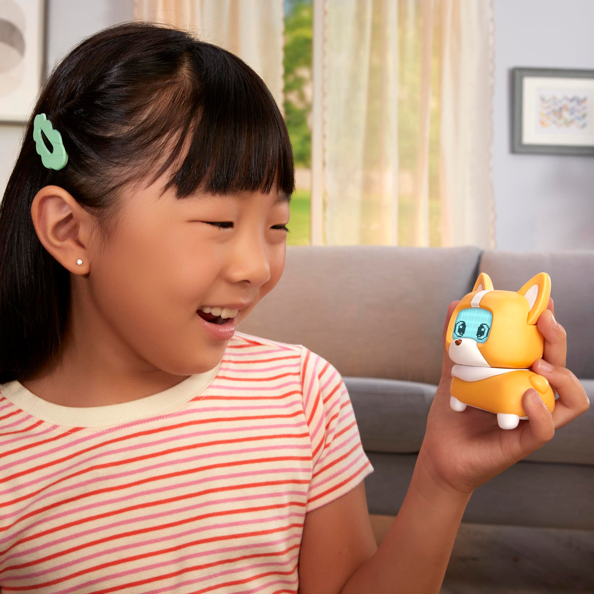 Pixel Petz Corgi mini-games provide interactive fun.