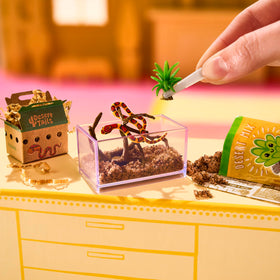 Habitat accessories from MGA's Miniverse Make It Mini Animals enable creative micro-world builds.