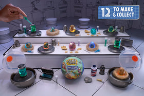 MGA's Miniverse Make It Mini Dinosaurs hybrid cylinder, interactive DIY dino creation.