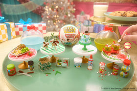 MGA's Miniverse Make It Mini Holiday ingredients display for DIY resin crafts.