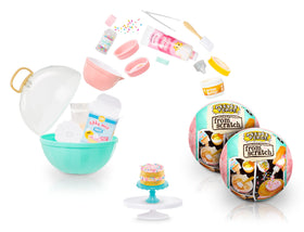 MGA's Miniverse Make It Mini Scratch ball front view for creative mini desserts