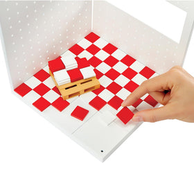 Pizza Shop wall panels—vivid backdrop for customizable mini scenes.