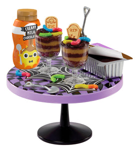 MGA's Miniverse Make It Mini Spooky Treats Series 2 display capsule ready for showcasing.