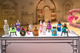 Mini cauldrons and spoons add authentic detail to the Make It Mini Potions set.