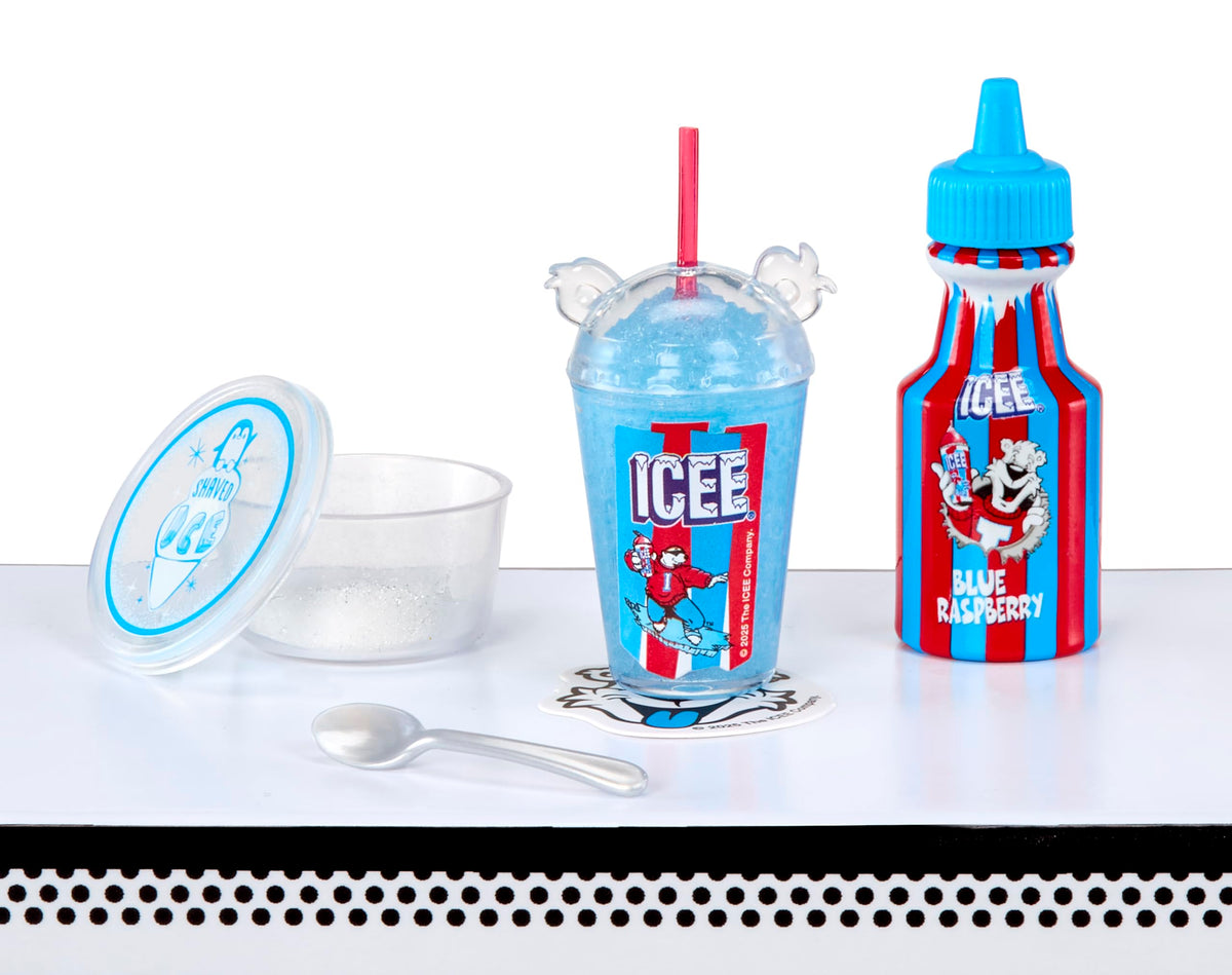 MGA's Miniverse resin play disclaimer noting not edible and age guidance