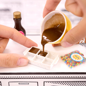 MGA's Miniverse recipe card shows steps to air-dry and display