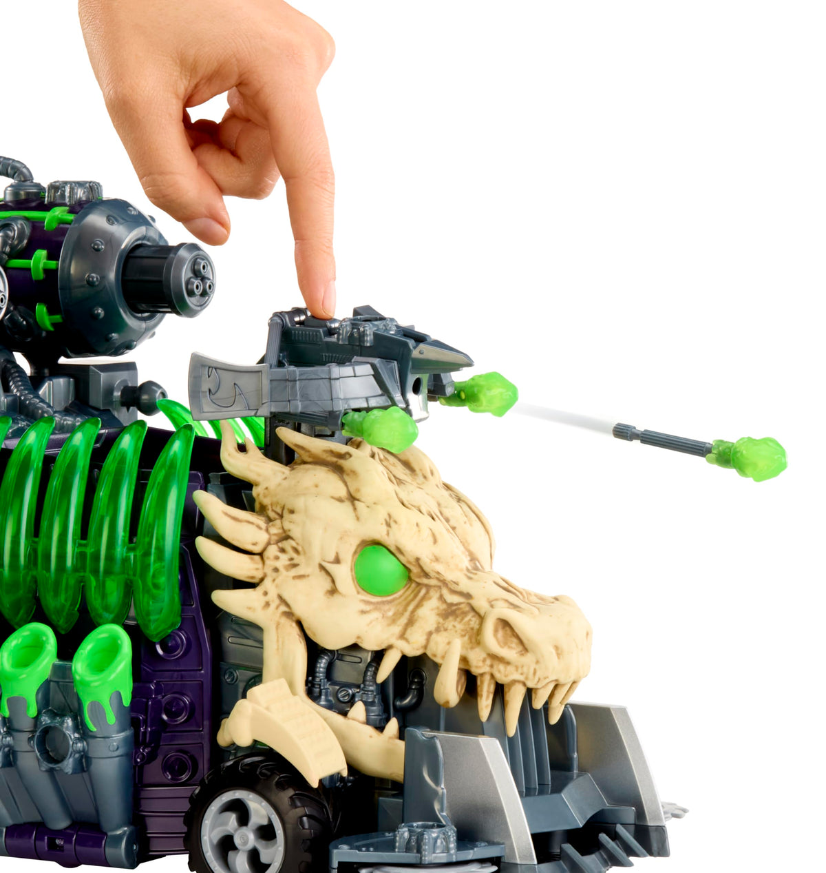 Fits any Ninjombie figure for flexible team formations