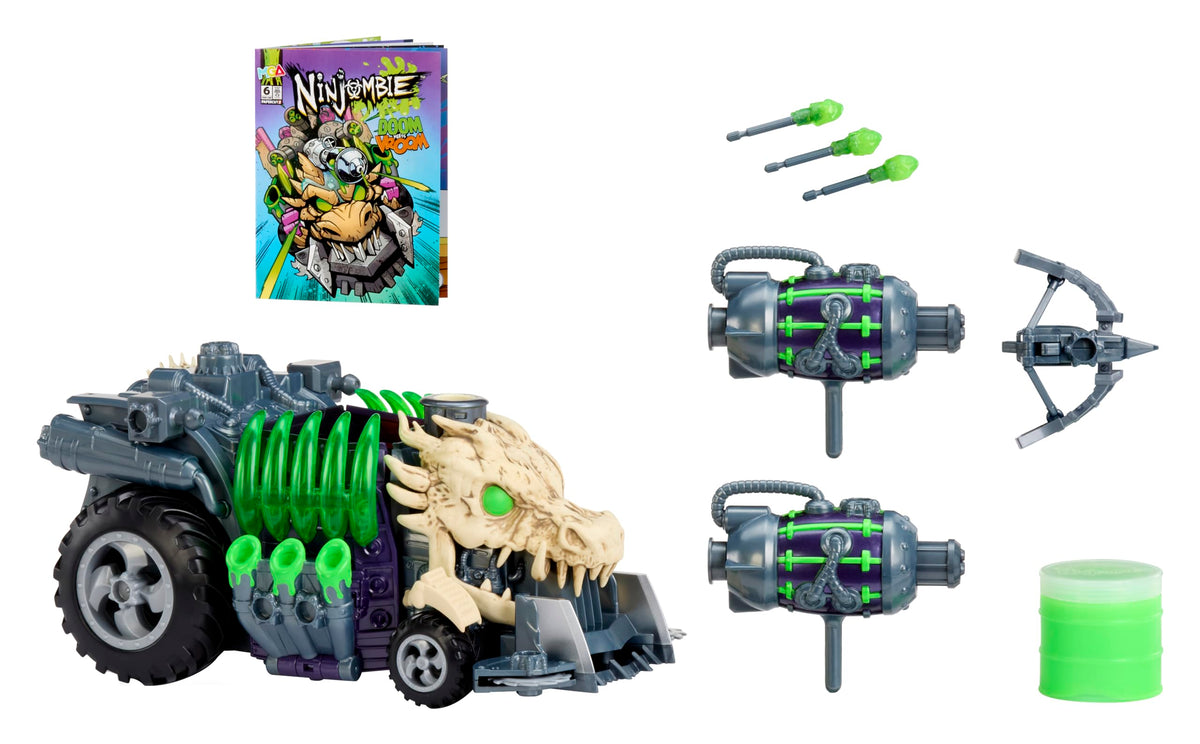 MGA Ninjombie Prime Slime Dragon Tank ready for slime blasting battles