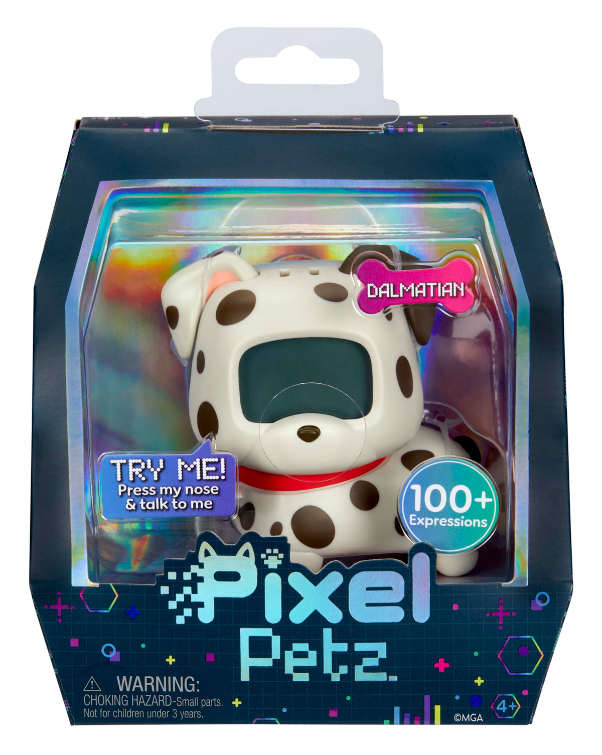 MGA Pixel Petz Dalmatian in interactive pose, encouraging daily care and engagement.