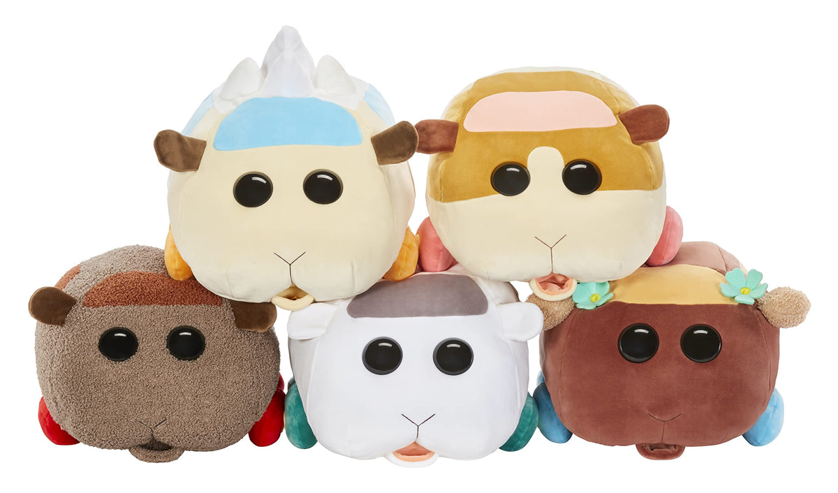 MGA Pui Pui Molcar Potato large plush face closeup with squishy fur.