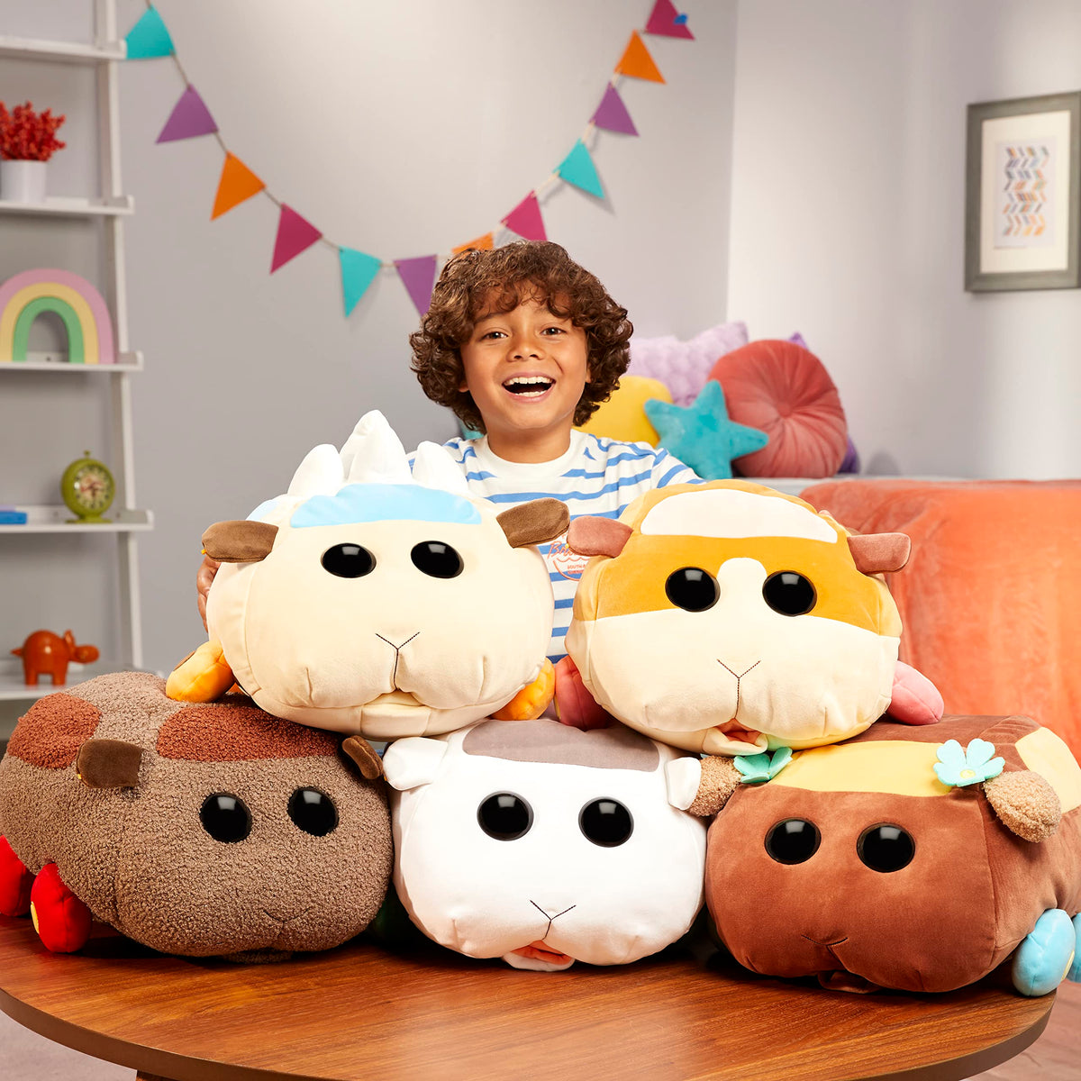 MGA Pui Pui Molcar Potato large plush in-hand feel for comforting play.