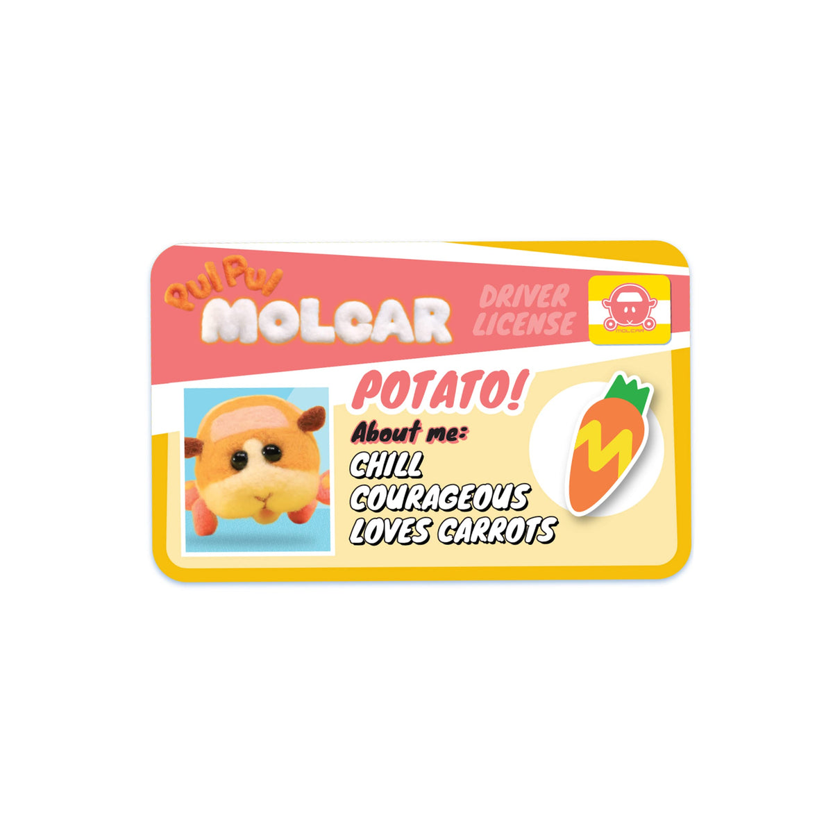 MGA Pui Pui Molcar Potato large plush tactile softness for hugs.