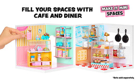 MGA's Miniverse collectible dishware and accessories expand display possibilities.