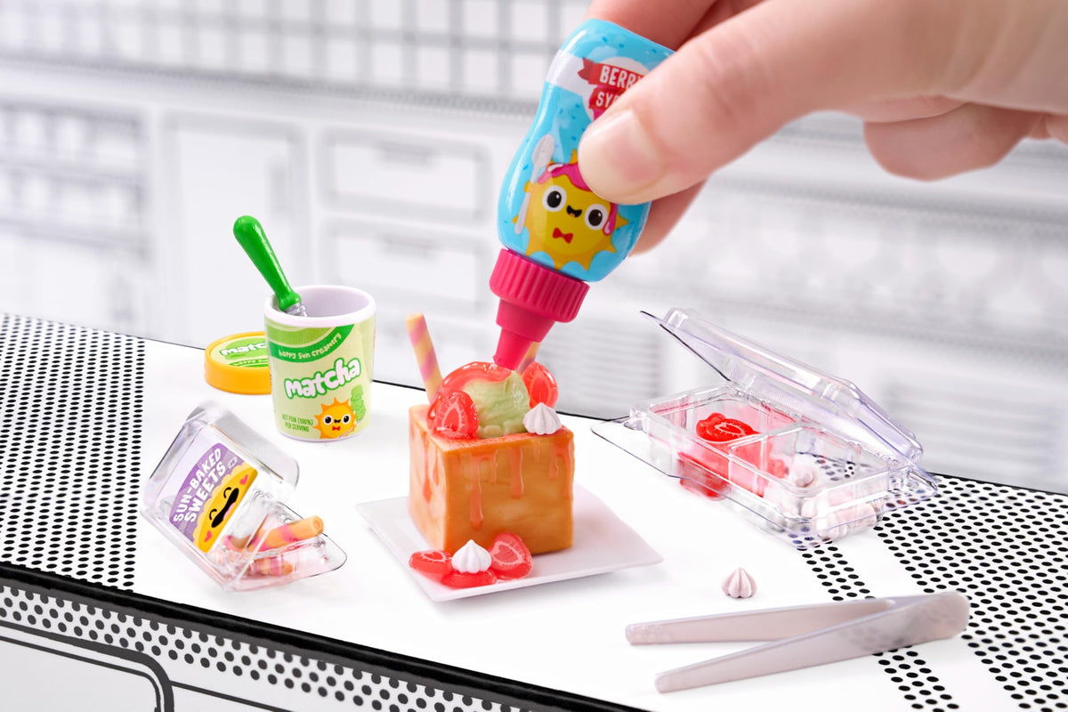 MGA's Miniverse DIY recipe cards guide crafting each mini with clear steps.