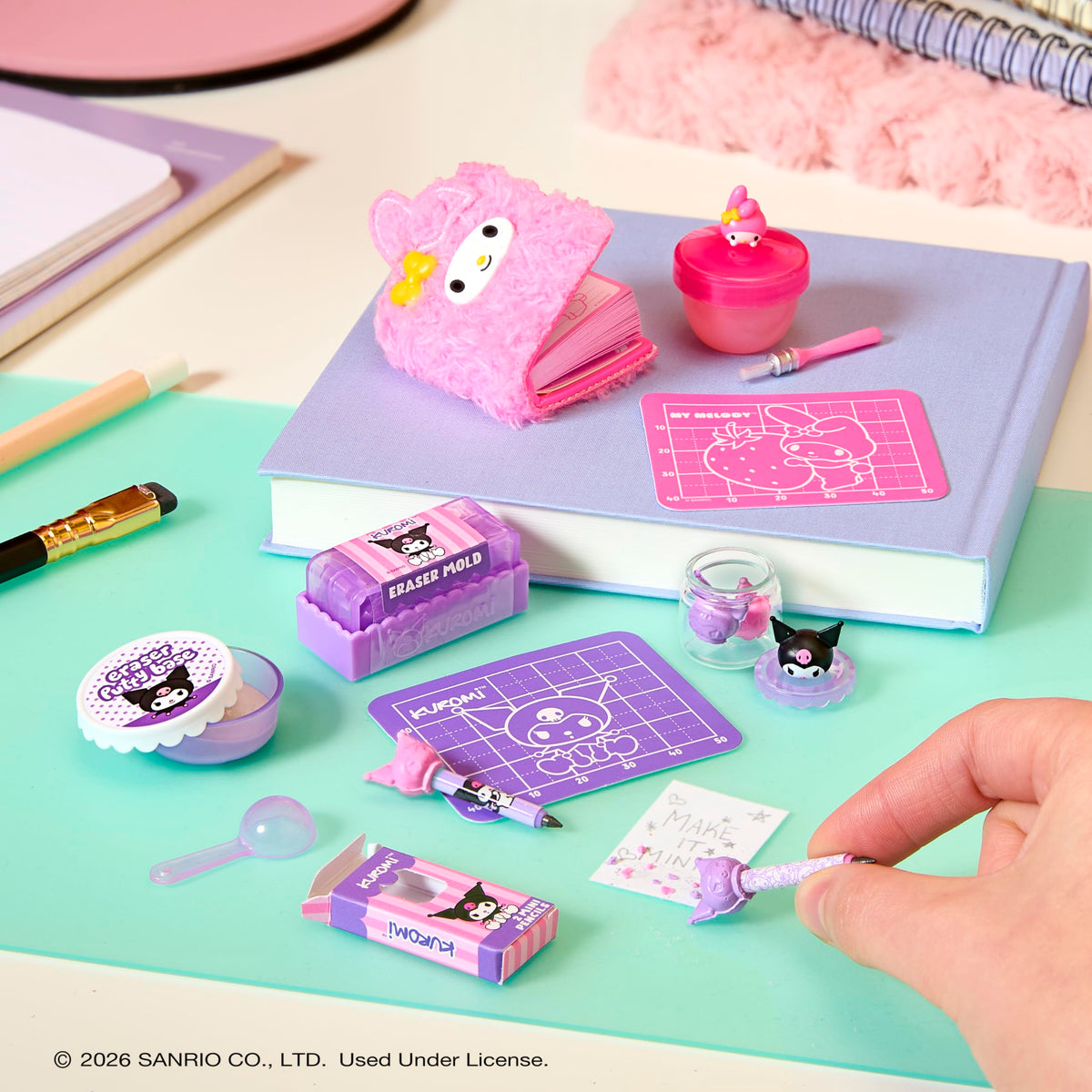 MGA's Miniverse Keroppi-themed stationery adds playful desk organization