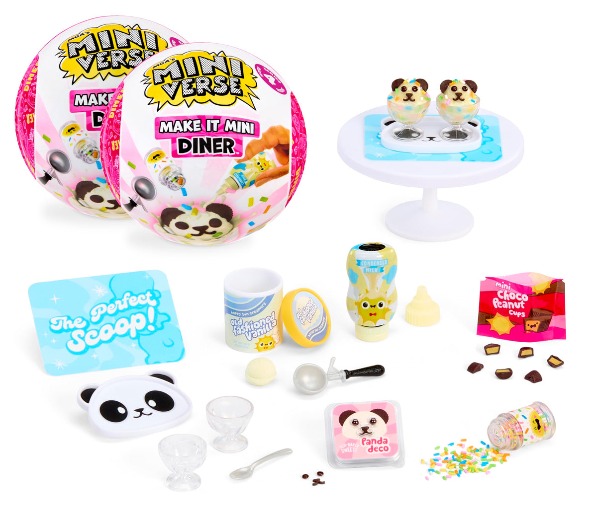 MGA's Miniverse Make It Mini Diner Series 4 surprise balls reveal two unique mini snack sets.