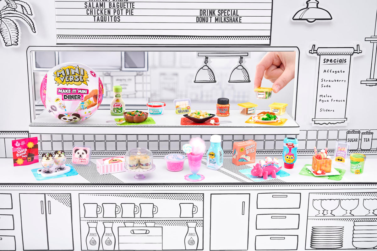 MGA's Miniverse mini ingredients show realistic textures for tactile resin play.
