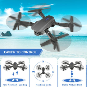 Mgfdget Mini Drone waypoint-flight for planned route photography.