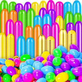 MGparty solid-colored Easter eggs for bright hunts and party favors.