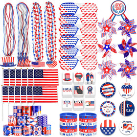 MGparty American flag sticks for bright patriotic decor and photos.