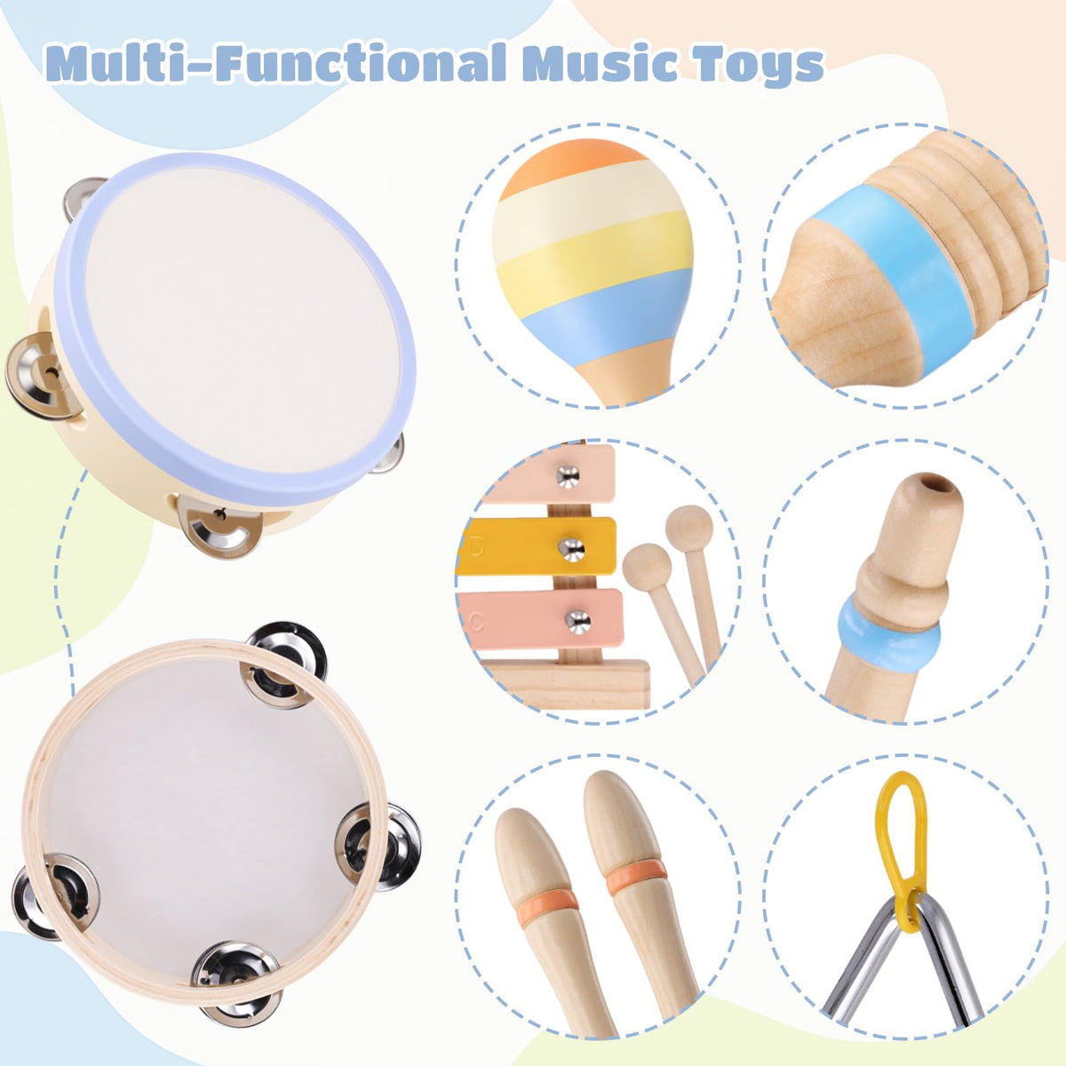 MGparty triangle supports beat recognition and coordinated movements.