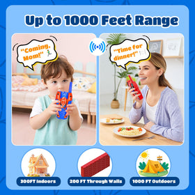MGparty durable spider design walkie withstands outdoor use during camping.
