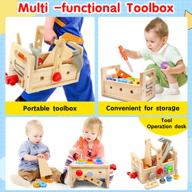 Mgtfbg Kids Tool Set wrench supports fine motor skills and problem solving.
