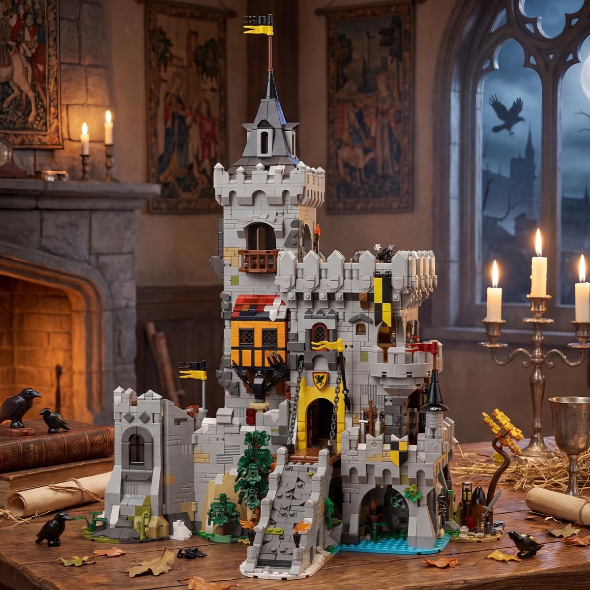 Miabrixbrix Raven Castle armory details enrich display accuracy and fantasy ambiance.