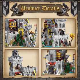 Miabrixbrix Raven Castle rotating catapult adds dynamic action to diorama.