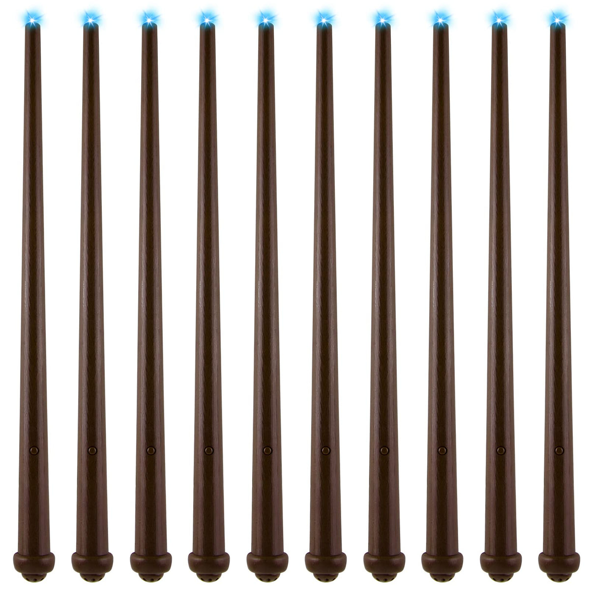 MIAHART light-up wizard wand with blue glow for immersive cosplay and party fun.