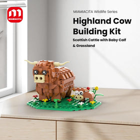 MIAMIACITA Highland Cow display piece adds rustic charm to home or office.
