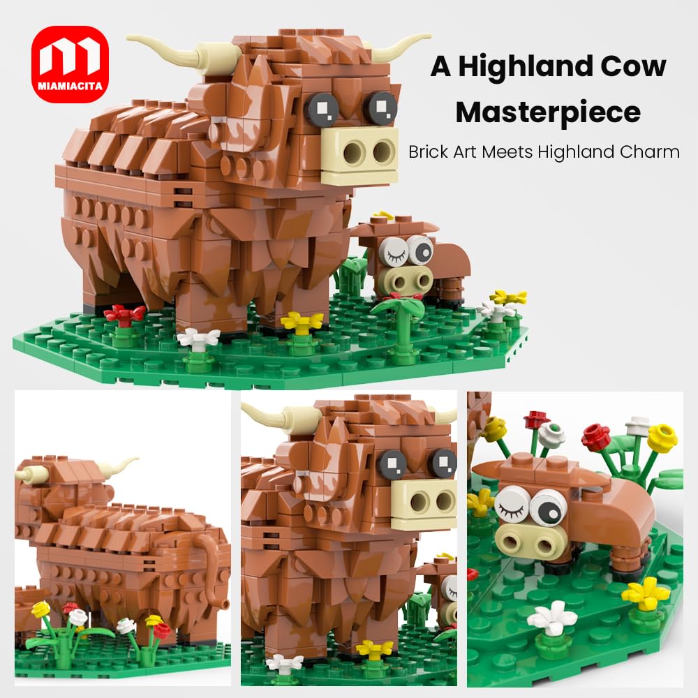 MIAMIACITA Highland Cow kit makes a thoughtful gift for animal lovers and builders.