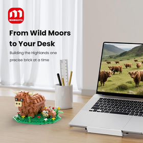 MIAMIACITA Highland Cow sturdy frame supports durable display and interactive play.
