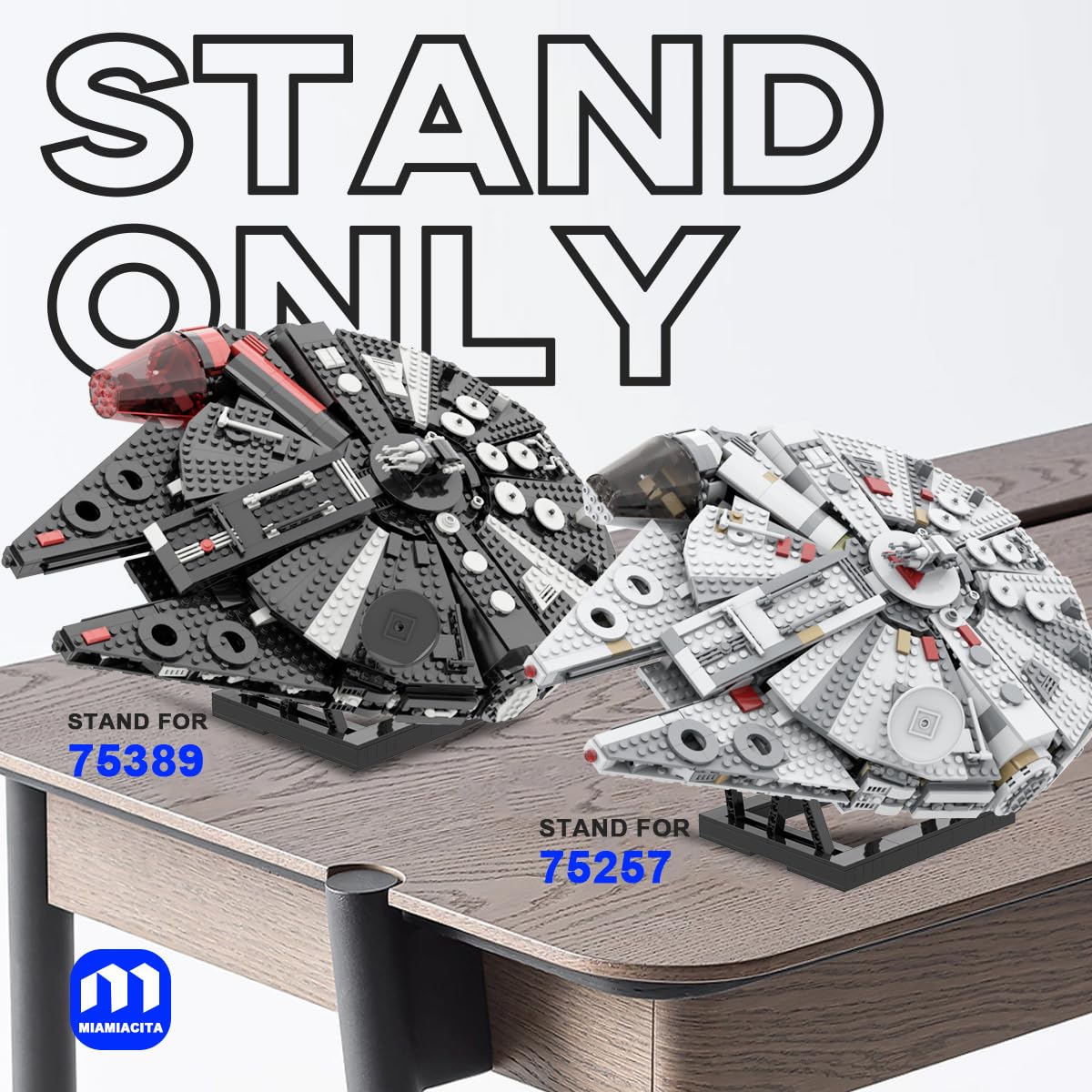 MIAMIACITA upgraded-bracket for Lego 75389 stand provides sturdy support