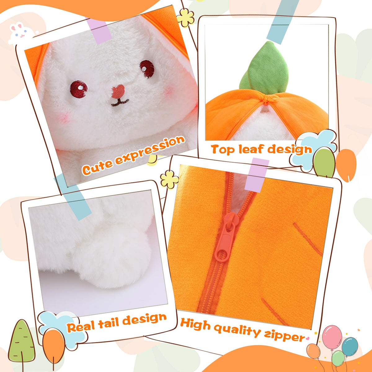 MIAODAM Easter Bunny packaging vacuum-packed for easy gifting and storage.